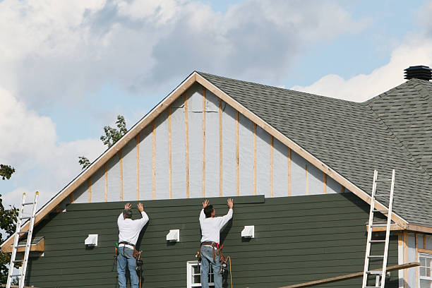 Professional Siding Repair technician working in Zarephath, NJ